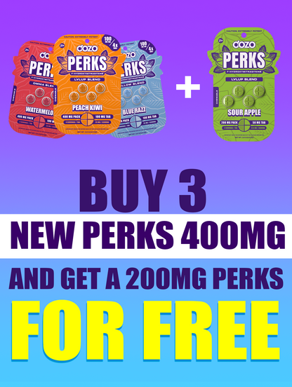 Dozo PERKS  7-OH | 4ct (400mg per pack)