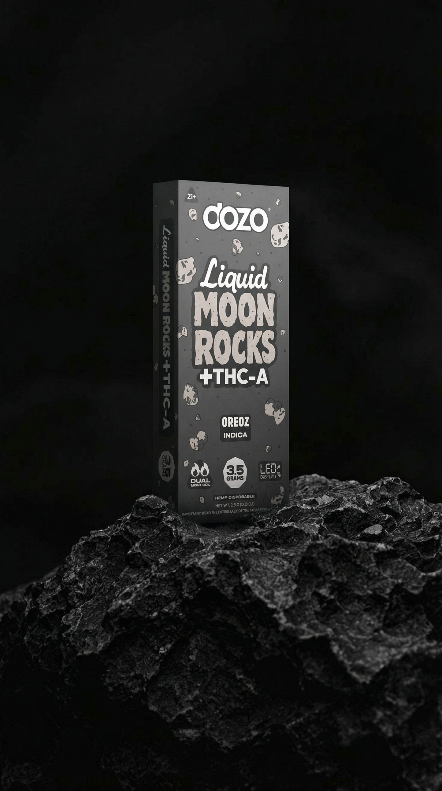 3.5 Dozo Liquid Moonrocks THC-A Disposable