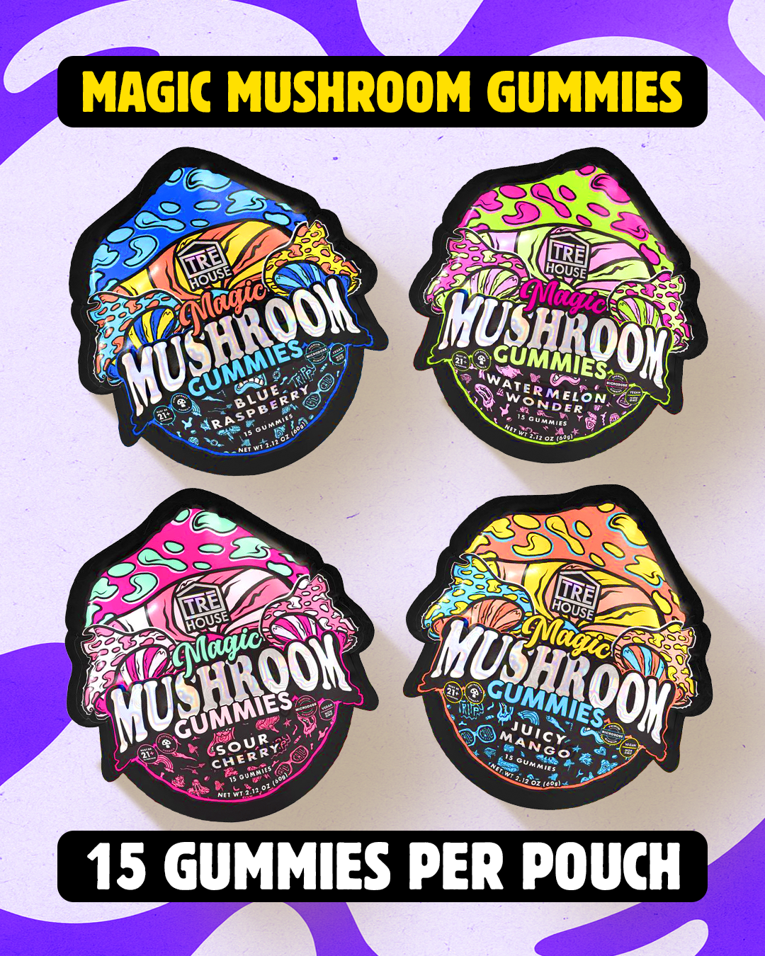 Magic Mushroom Gummies | Tre House