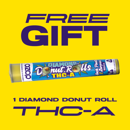 Dozo Diamond Donuts 1ct THC-A | FREE GIFT