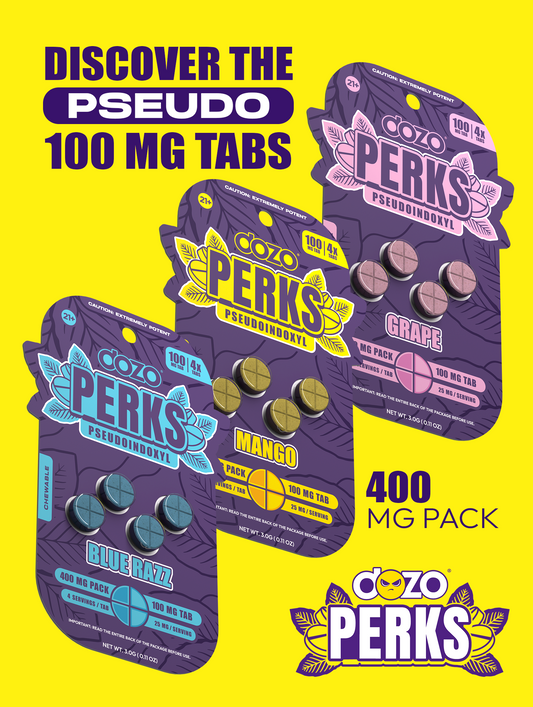 Dozo PERKS Pseudo| 4ct (400mg per pack)