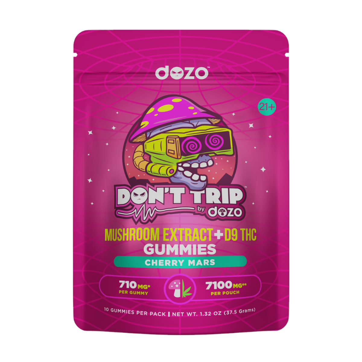 Don’t Trip Mushroom D9 Gummies | Cherry Mars