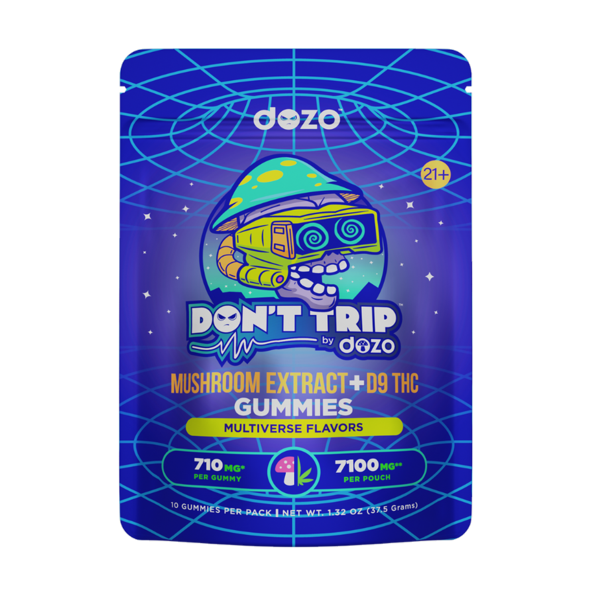 Don’t Trip Mushroom D9 Gummies | Multiverse Flavors