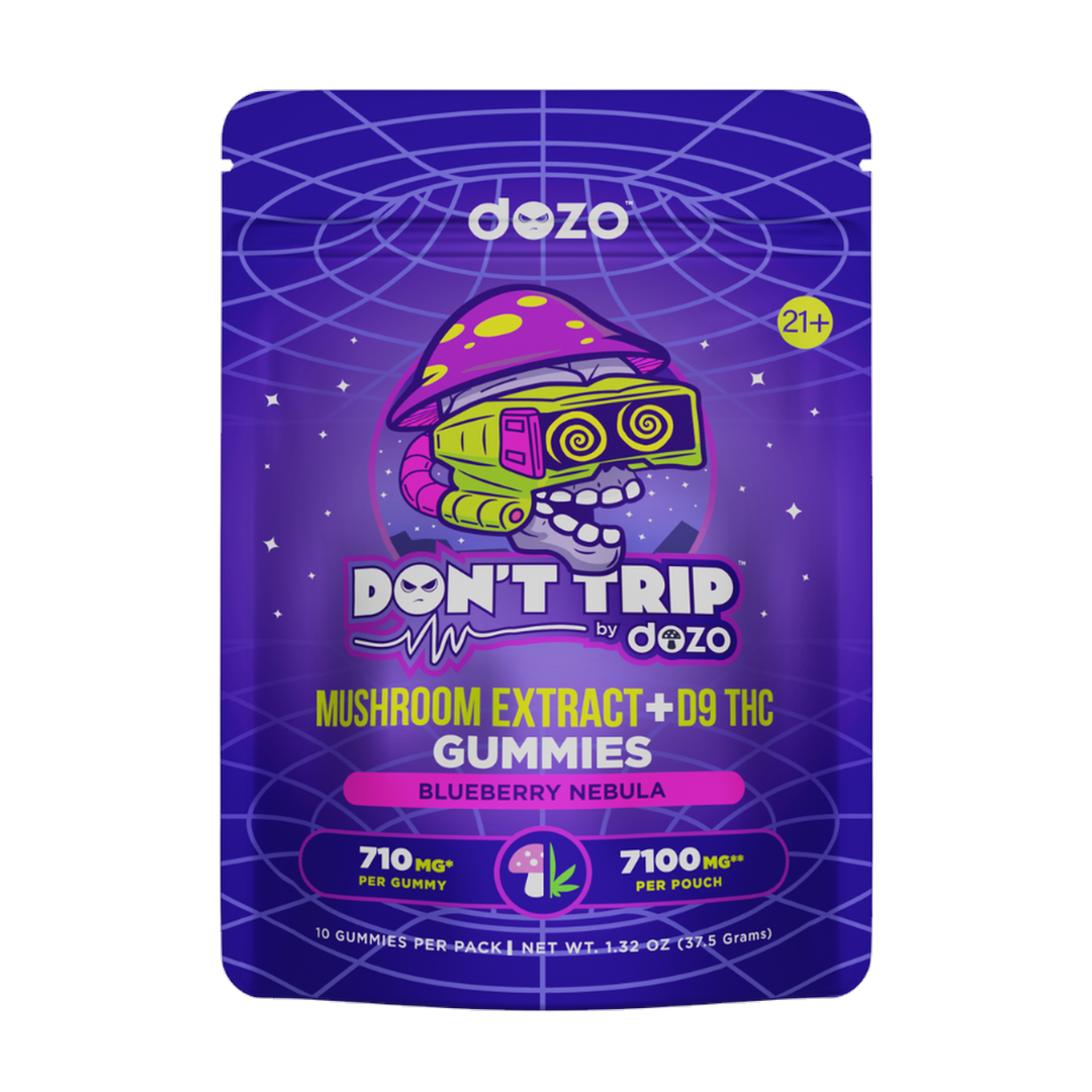 Don’t Trip Mushroom D9 Gummies | Bluberry Nebula