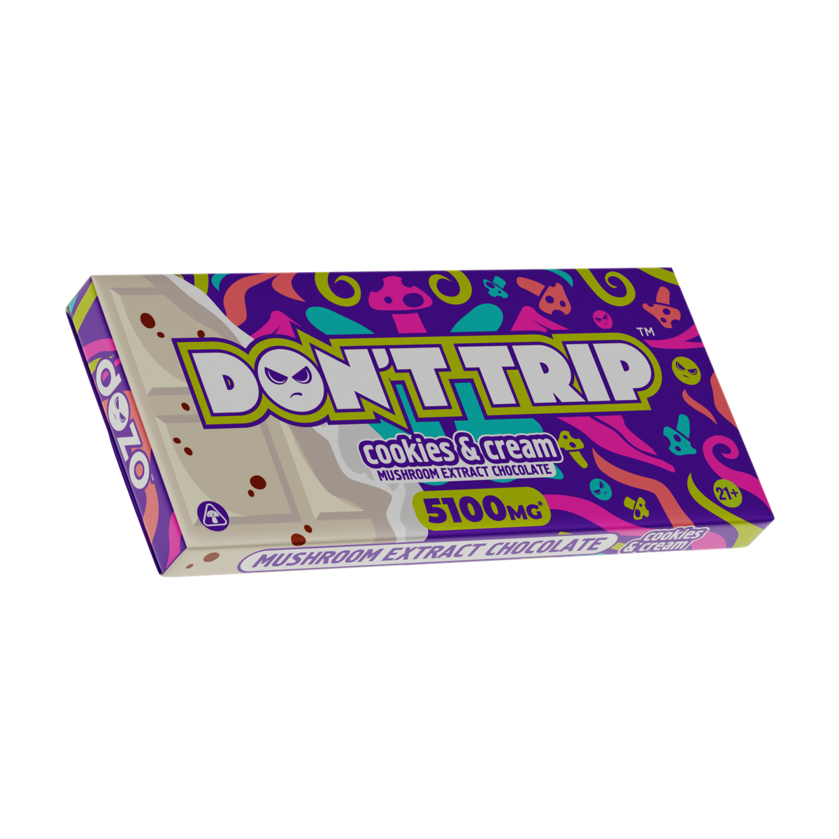 Mushroom Extract Chocolate | Cookies and Cream