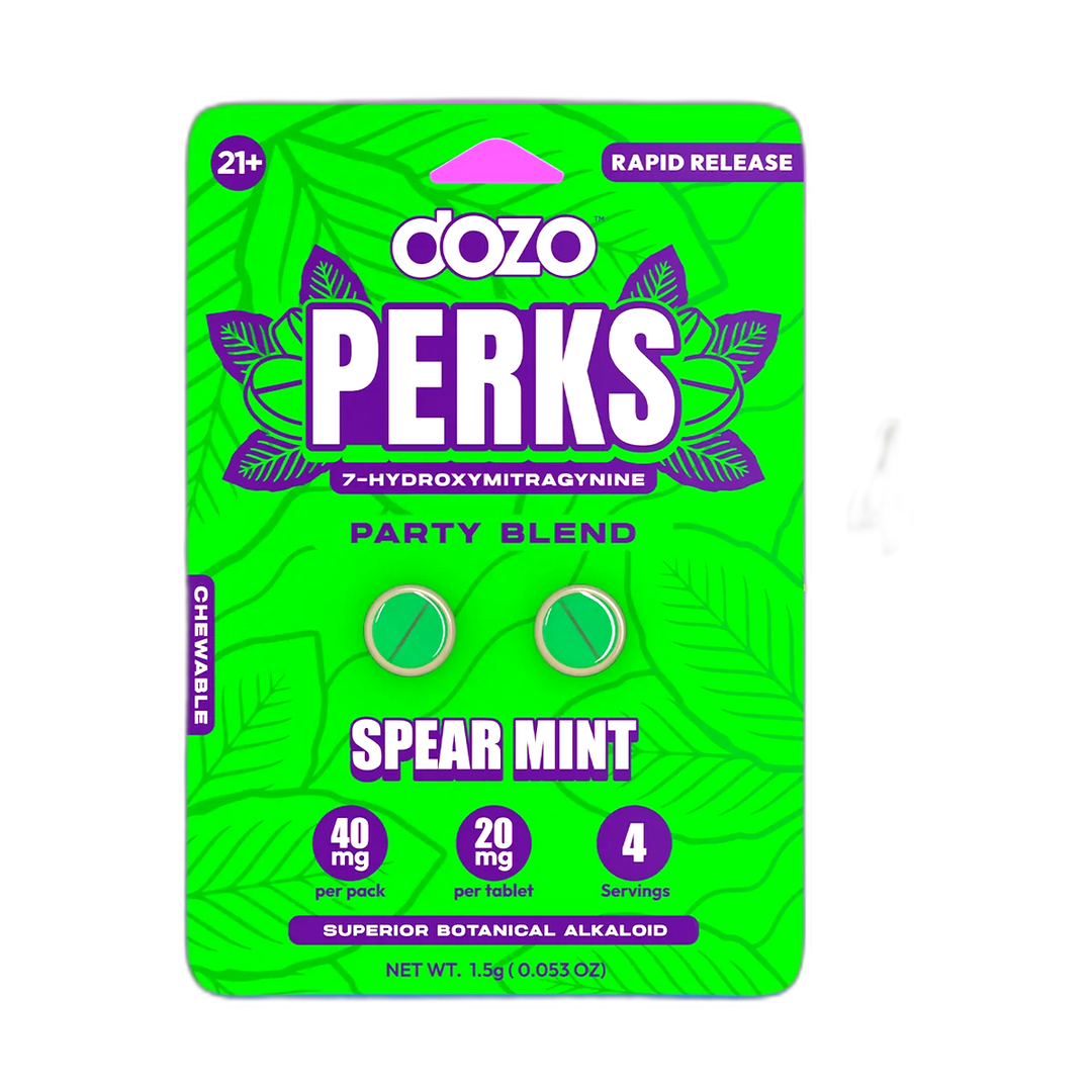 NEW FLAVORS Dozo PERKS 7-OH | 2ct (40 mg Per Pack)