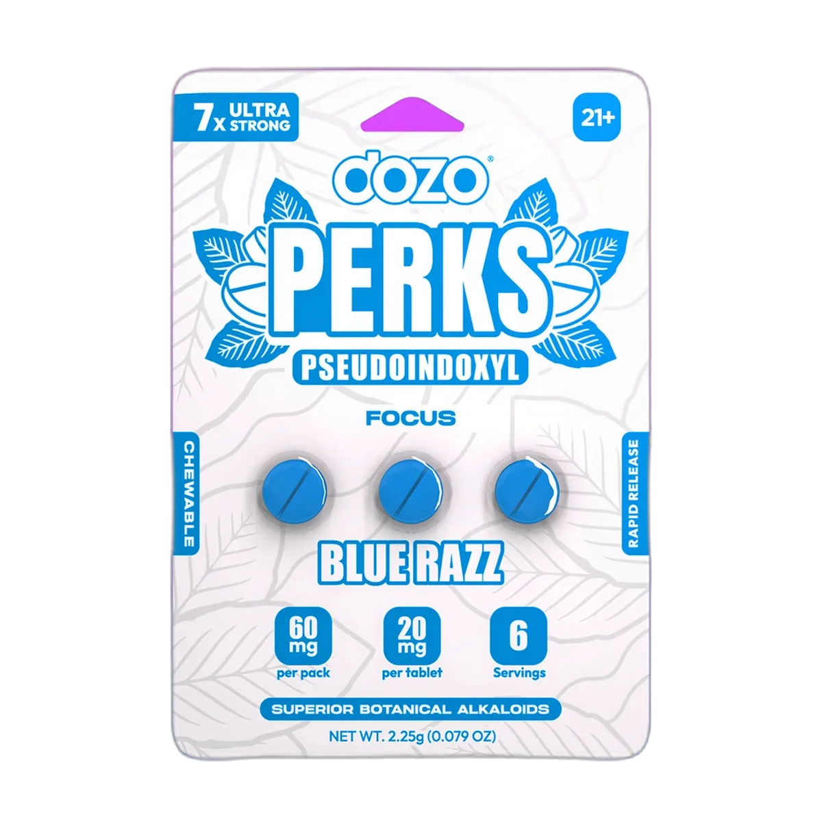 Dozo PERKS PSEUDOINDOXYL | 3ct (60 mg Per Pack)
