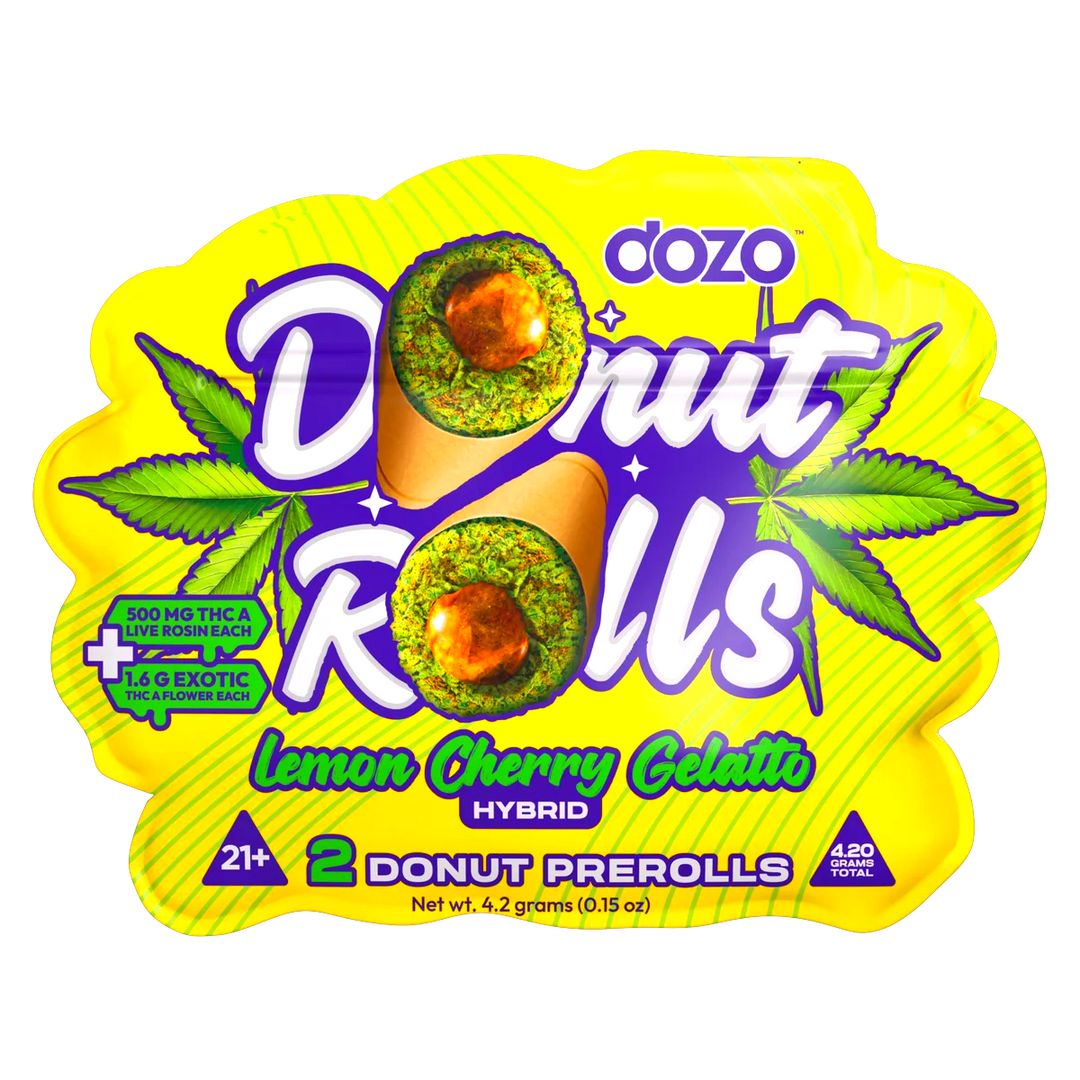 Dozo Donut Prerolls — Lemon Cherry Gelatto