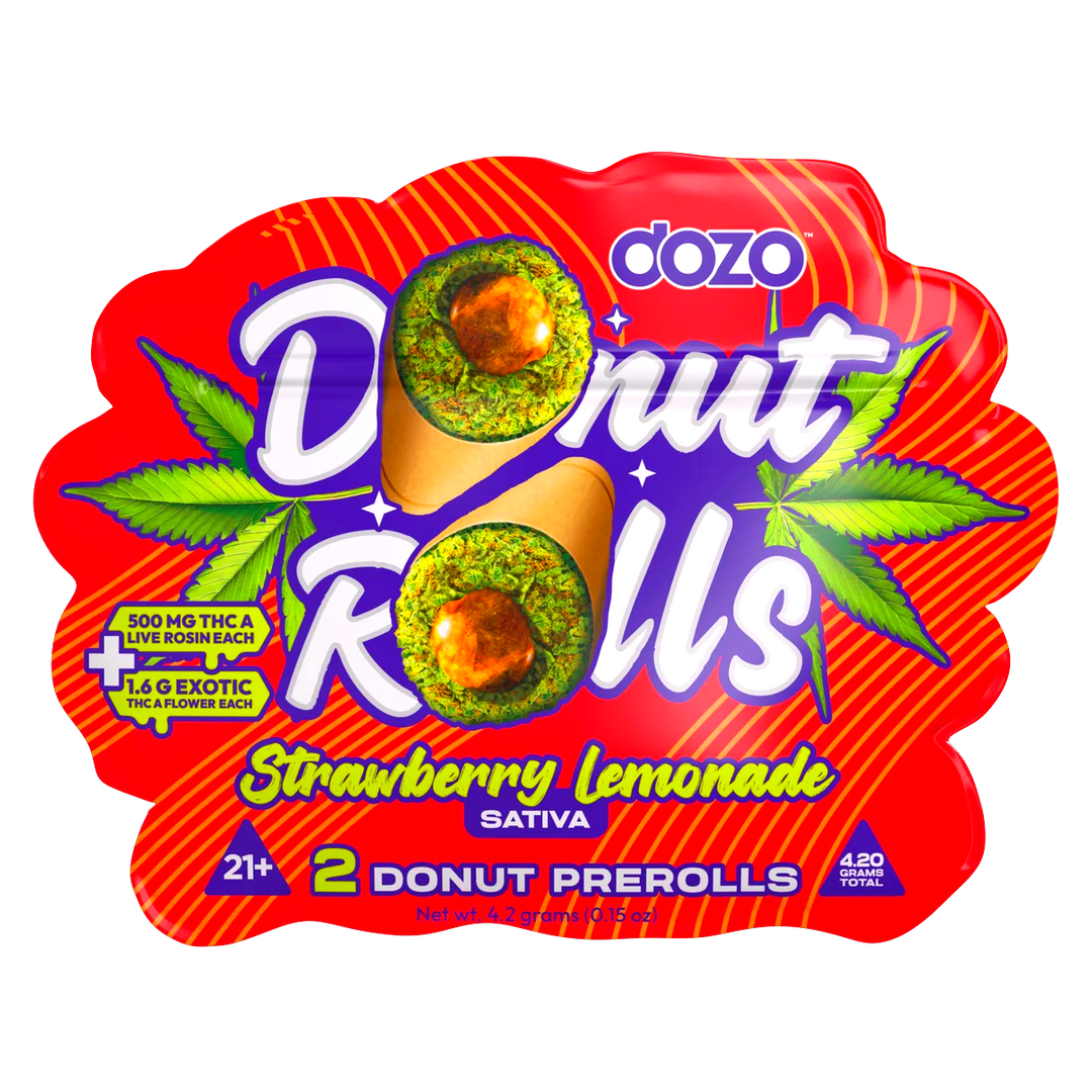 Dozo Donut Prerolls — Strawberry Lemonade