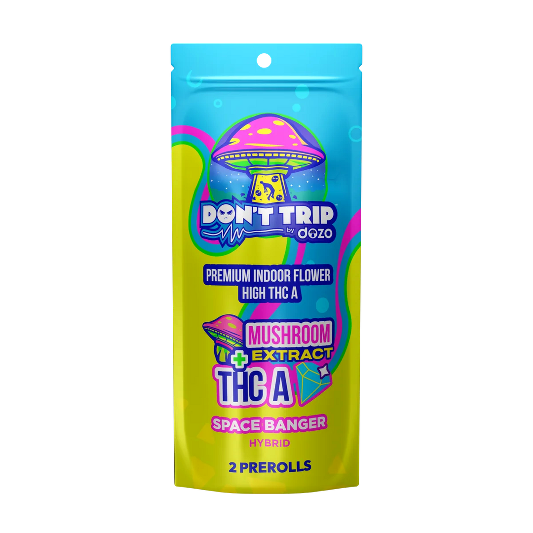 Don't Trip Mushroom THC-A Preroll | Space Banger (Hybrid)