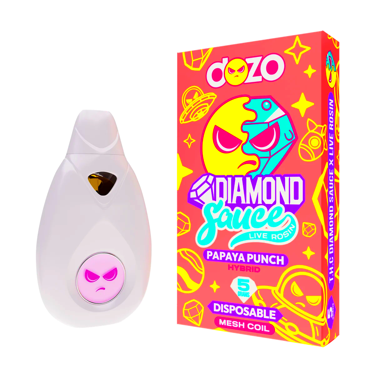 Diamond Sauce Disposable 5g | Papaya Punch