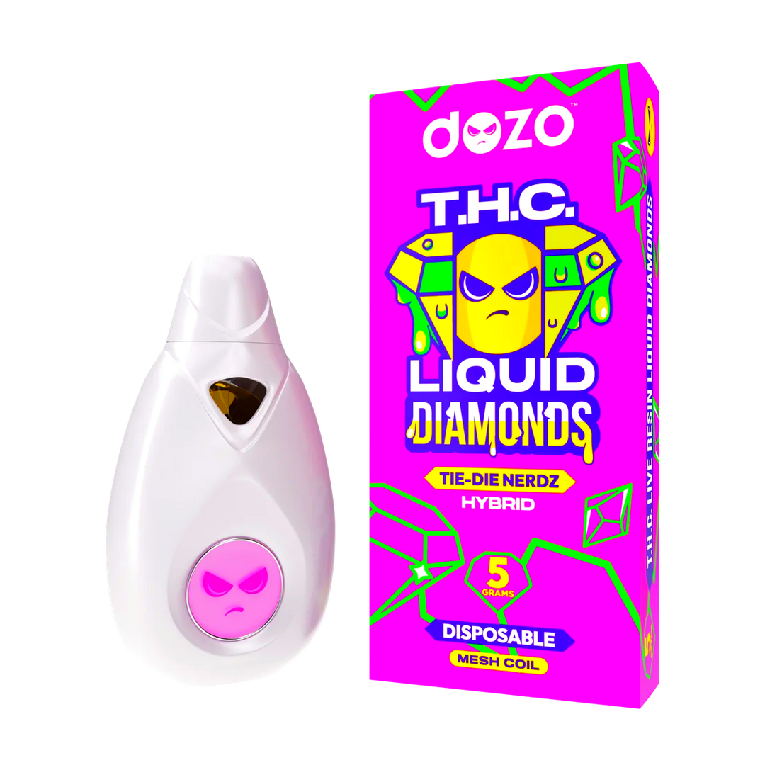 5g Liquid Diamonds Disposable | Tie Die Nerdz (Hybrid)
