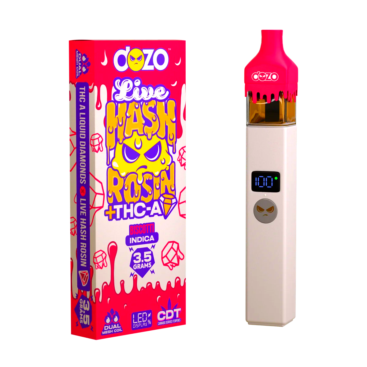 Dozo Live Hash Rosin 3.5g — Biscotti