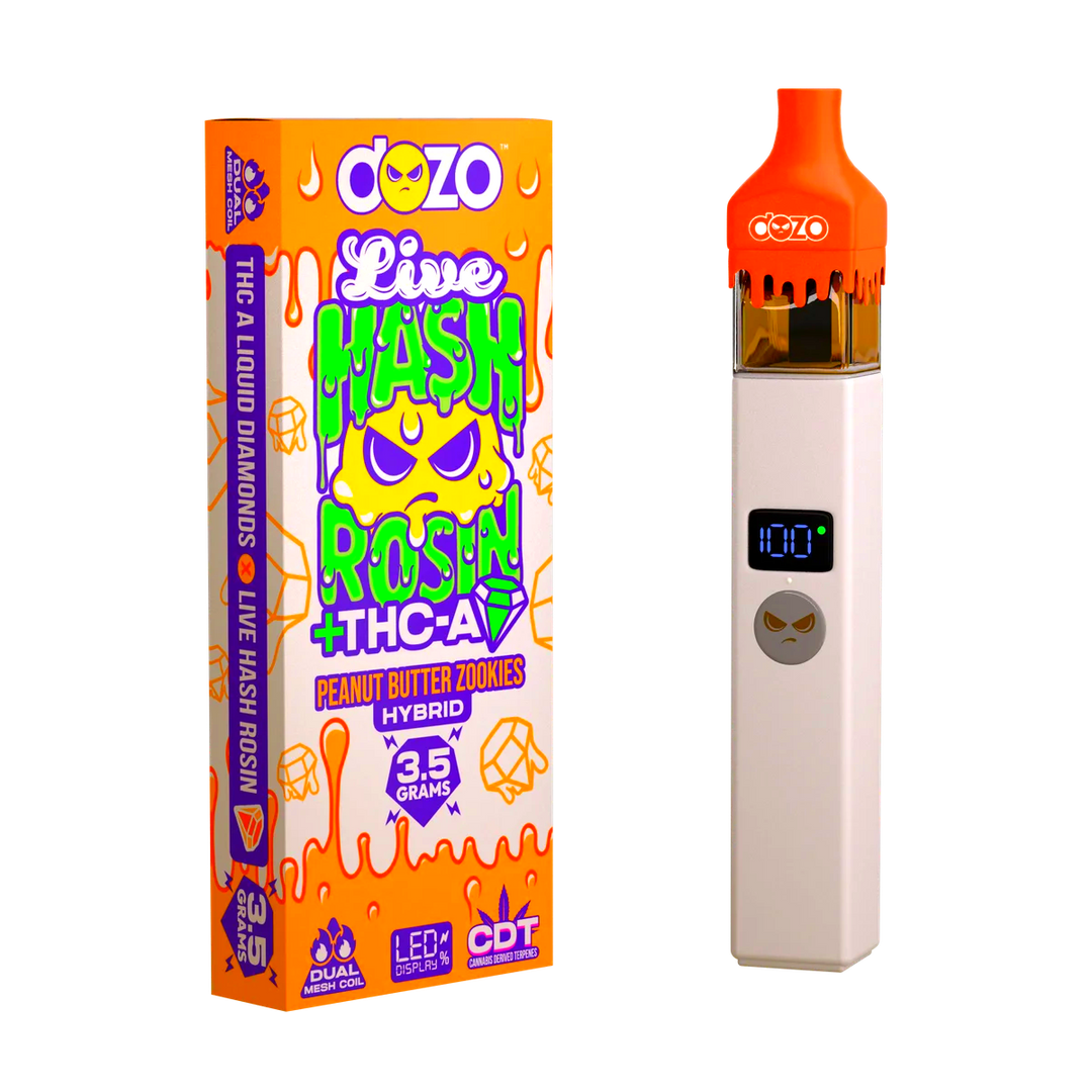 Dozo Live Hash Rosin 3.5g — Peanut Butter Zookies