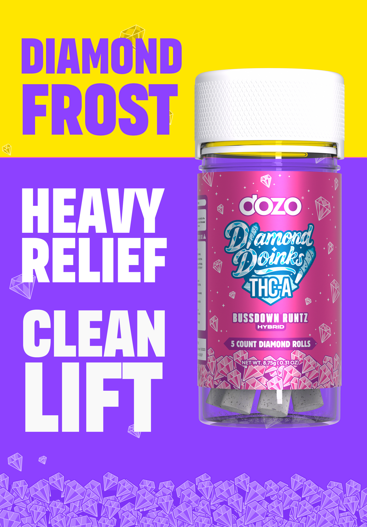 Dozo Doinks THC-A Diamond Rolls (5ct)