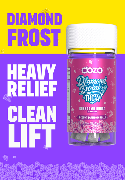 Dozo Doinks THC-A Diamond Rolls (5ct)