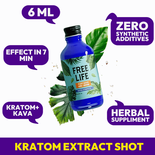 Free Life Kratom Extract Shot (60ml Per Shot)
