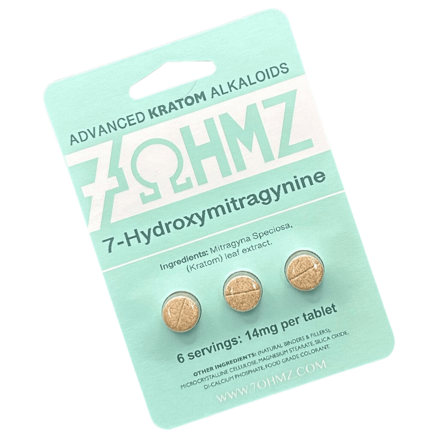 7OHMZ Kratom Extract (14mg Per Tablet)