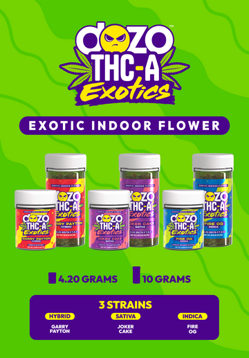 10g Dozo THC-A INDOOR FLOWER | Joker Cake - Sativa