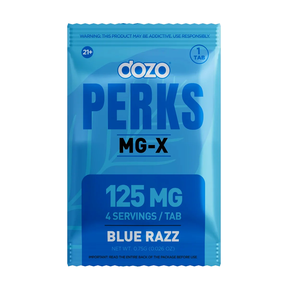 1ct 125mg Dozo PERKS MG-X