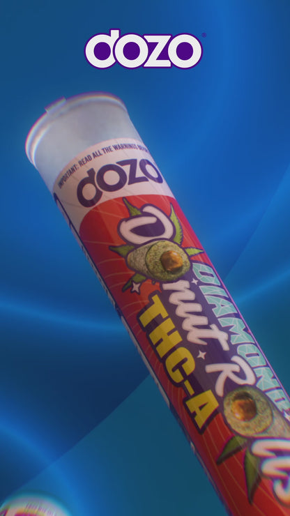 Dozo Diamond Donut Rolls THC-A  1ct | Live-Rosin Infused $20