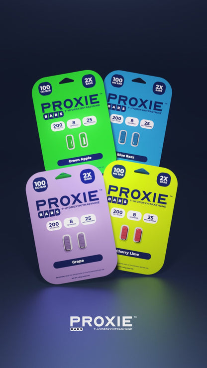 2ct 100mg Proxie Bars 7-HYDROXYMITRAGYNINE | 200mg per PACK