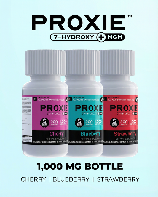 Proxie 7-Hydroxy + Mgm | 5ct - 1,000 mg bottle
