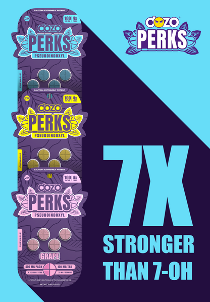 Dozo PERKS Pseudo| 4ct (400mg per pack)