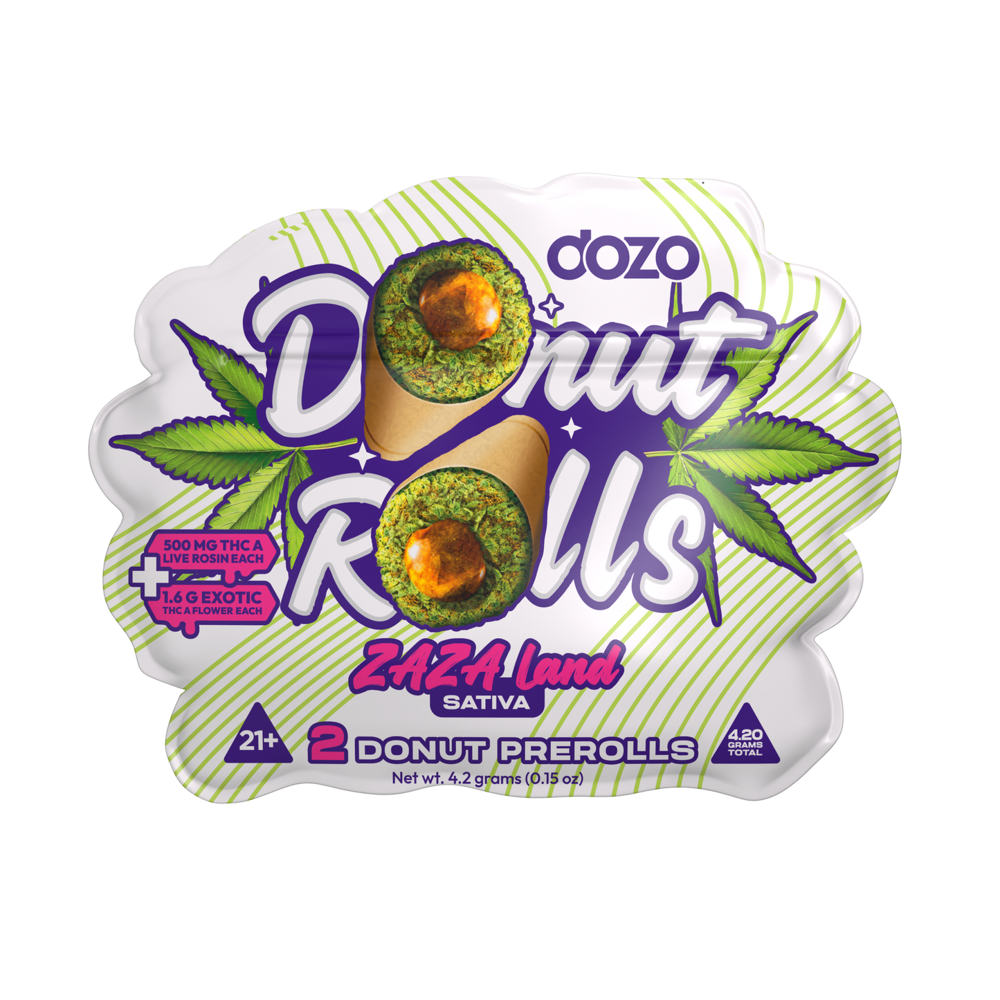 Dozo Donut Prerolls 4.20 g | Zooted Berry (Hybrid)