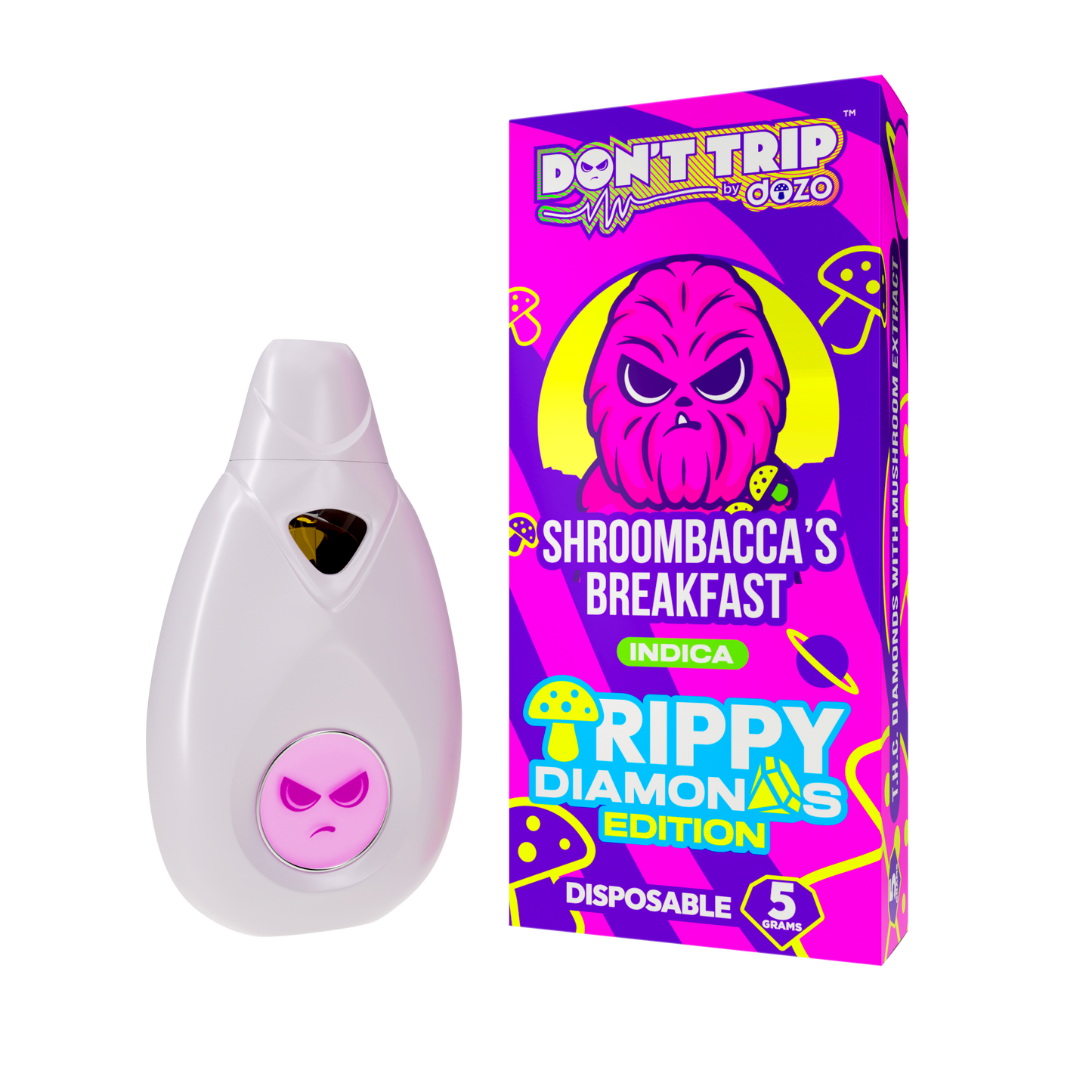 Trippy Dimonds Mushroom Vape | Shroombacca 5g