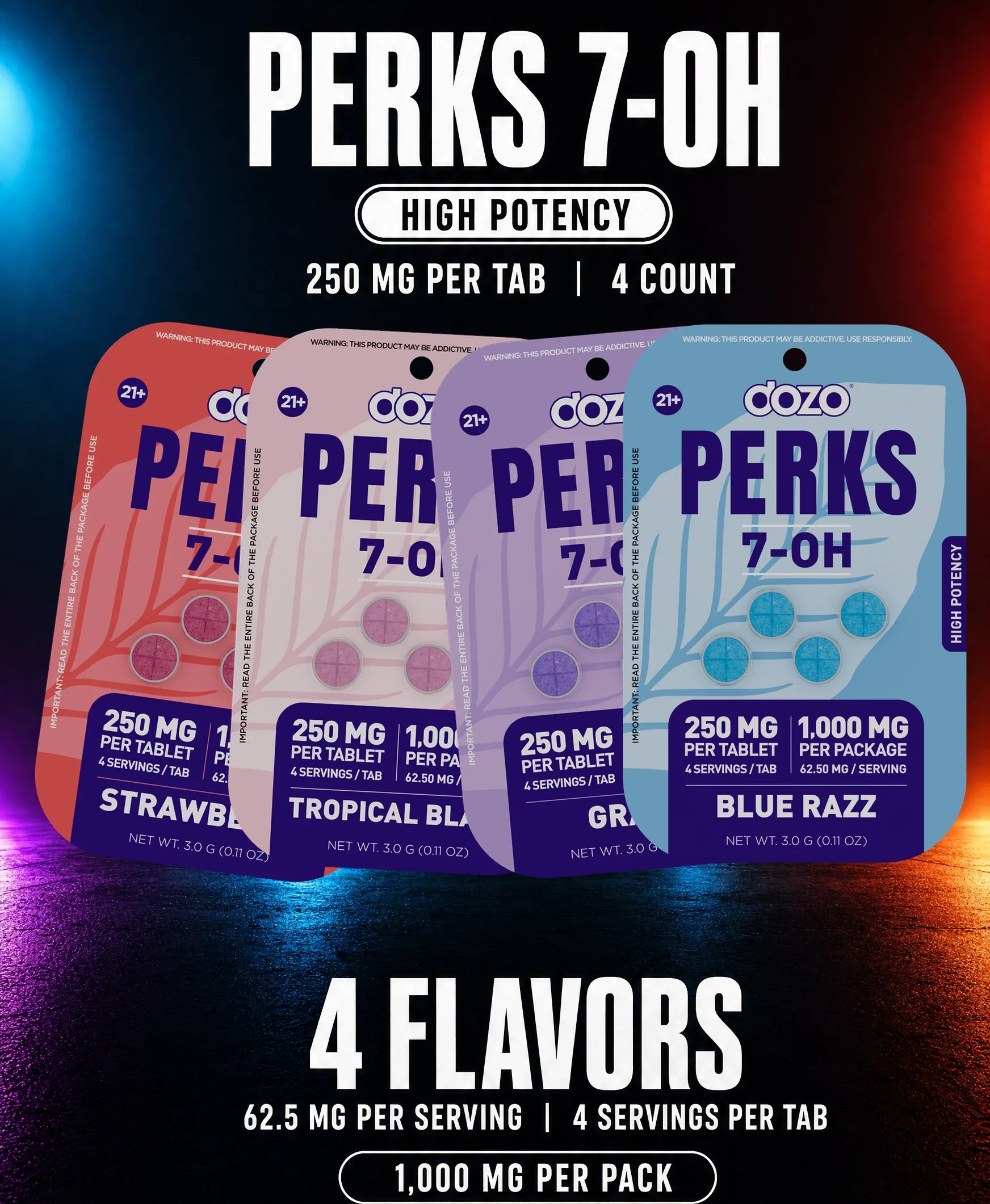 Dozo PERKS 7-OH High Potency
